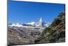 Overview of the Matterhorn,. Zermatt, Canton of Valais, Pennine Alps, Swiss Alps, Switzerland-Roberto Moiola-Mounted Photographic Print