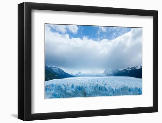 Overview of the Perito Moreno Glacier, Patagonia, Argentina-James White-Framed Photographic Print