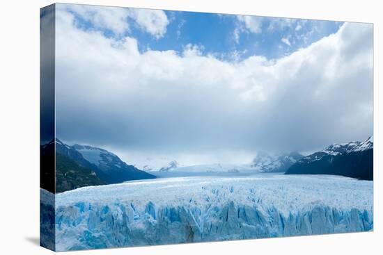 Overview of the Perito Moreno Glacier, Patagonia, Argentina-James White-Stretched Canvas