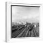 Overview of the Rail Yard at Lynemouth Colliery, Northumberland, 1963-Michael Walters-Framed Photographic Print