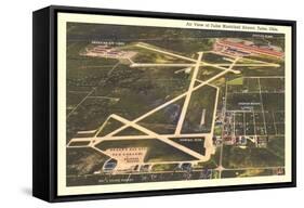 Overview of Tulsa Airport-null-Framed Stretched Canvas