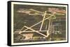 Overview of Tulsa Airport-null-Framed Stretched Canvas