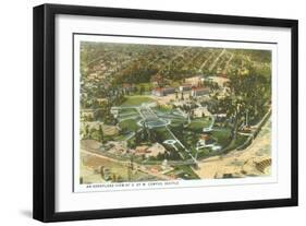 Overview of University of Washington, Seattle-null-Framed Art Print