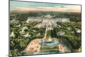 Overview of Versailles, France-null-Mounted Art Print