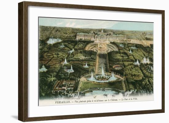 Overview of Versailles, France-null-Framed Art Print