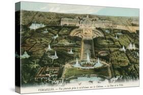 Overview of Versailles, France-null-Stretched Canvas