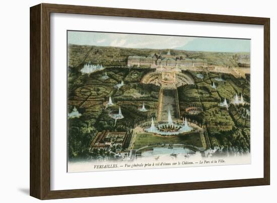 Overview of Versailles, France-null-Framed Art Print