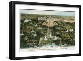 Overview of Versailles, France-null-Framed Art Print