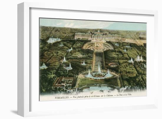 Overview of Versailles, France-null-Framed Art Print