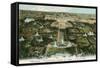 Overview of Versailles, France-null-Framed Stretched Canvas