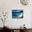 Overview of Waimea Bay on the North Shore, Waimea, U.S.A.-Ann Cecil-Framed Stretched Canvas displayed on a wall