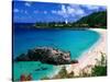 Overview of Waimea Bay on the North Shore, Waimea, U.S.A.-Ann Cecil-Stretched Canvas