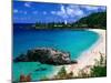 Overview of Waimea Bay on the North Shore, Waimea, U.S.A.-Ann Cecil-Mounted Premium Photographic Print