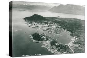 Overview of Wrangell, Alaska-null-Stretched Canvas