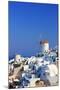 Overview on Oia on the Island of Santorini in Greece-Netfalls-Mounted Photographic Print