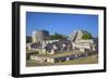 Overview, Round Temple to Left at the Back, and Castillo De Kukulcan to the Right-Richard Maschmeyer-Framed Photographic Print