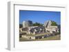 Overview, Round Temple to Left at the Back, and Castillo De Kukulcan to the Right-Richard Maschmeyer-Framed Photographic Print