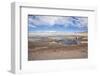 Overview Shot of Tourists Soaking in the Laguna Polques Hot Springs-Kim Walker-Framed Photographic Print