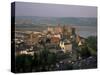 Overview with Castle, Conwy, Gwynedd, Wales, United Kingdom-Roy Rainford-Stretched Canvas