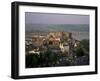 Overview with Castle, Conwy, Gwynedd, Wales, United Kingdom-Roy Rainford-Framed Photographic Print