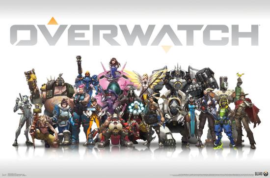 OVERWATCH - GROUP-null-Lamina Framed Poster