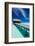 Overwater Bungalow in Blue Lagoon around Tropical Island-Martin Valigursky-Framed Photographic Print