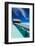 Overwater Bungalow in Blue Lagoon around Tropical Island-Martin Valigursky-Framed Photographic Print