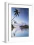 Overwater Bungalows of Intercontinental Mo'Orea Resort, Hauru Point, Moorea-Ian Trower-Framed Photographic Print