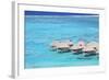 Overwater Bungalows of Sofitel Hotel, Moorea, Society Islands, French Polynesia (Pr)-Ian Trower-Framed Photographic Print