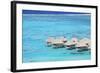 Overwater Bungalows of Sofitel Hotel, Moorea, Society Islands, French Polynesia (Pr)-Ian Trower-Framed Photographic Print