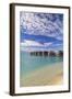 Overwater Bungalows of Sofitel Hotel, Moorea, Society Islands, French Polynesia (Pr)-Ian Trower-Framed Photographic Print