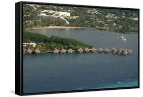 Overwater Bungalows-XavierMarchant-Framed Stretched Canvas