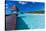 Overwater Spa in Blue Lagoon around Tropical Island-Martin Valigursky-Stretched Canvas