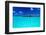 Overwater Villas in Blue Tropical Lagoon of Shallow Water-Martin Valigursky-Framed Photographic Print