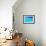 Overwater Villas in Tropical Blue Laggon of Maldives-Martin Valigursky-Framed Photographic Print displayed on a wall