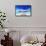 Overwater Villas on the Tropical Lagoon-Martin Valigursky-Framed Stretched Canvas displayed on a wall