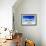 Overwater Villas on the Tropical Lagoon-Martin Valigursky-Framed Photographic Print displayed on a wall