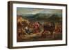 Ovid among the Scythians, 1862-Eugene Delacroix-Framed Giclee Print