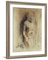 Oviri, 1894-Paul Gauguin-Framed Giclee Print