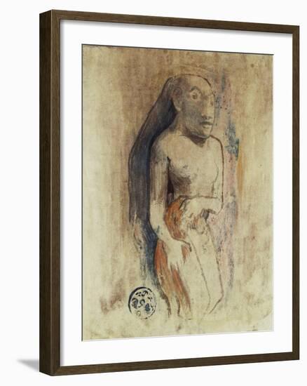 Oviri, 1894-Paul Gauguin-Framed Giclee Print