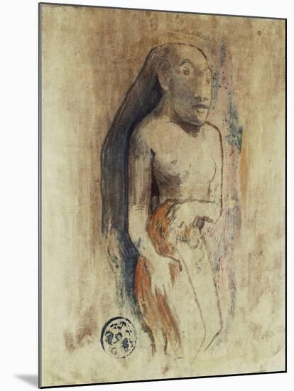 Oviri, 1894-Paul Gauguin-Mounted Giclee Print