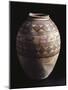 Ovoid Jar Decorated with Geometric and Zoomorphic Motifs from Tell Hassan-null-Mounted Giclee Print