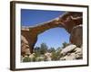 Owachomo Natural Bridge, Natural Bridges National Monument, Utah, USA-James Hager-Framed Photographic Print