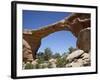 Owachomo Natural Bridge, Natural Bridges National Monument, Utah, USA-James Hager-Framed Photographic Print