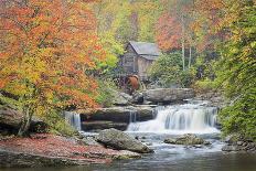 Rushing Creek and Old Gristmill-Owaki/Kulla-Photographic Print