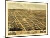 Owatonna, Minnesota - Panoramic Map-Lantern Press-Mounted Art Print