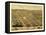 Owatonna, Minnesota - Panoramic Map-Lantern Press-Framed Stretched Canvas