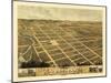 Owatonna, Minnesota - Panoramic Map-Lantern Press-Mounted Art Print