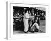 Owen Saunders-Davies and Bill Craig During the Double Twelve Race, Brooklands, Surrey, 1931-null-Framed Photographic Print