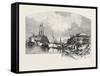Owen Sound, Looking Up the Harbour, Canada, Nineteenth Century-null-Framed Stretched Canvas